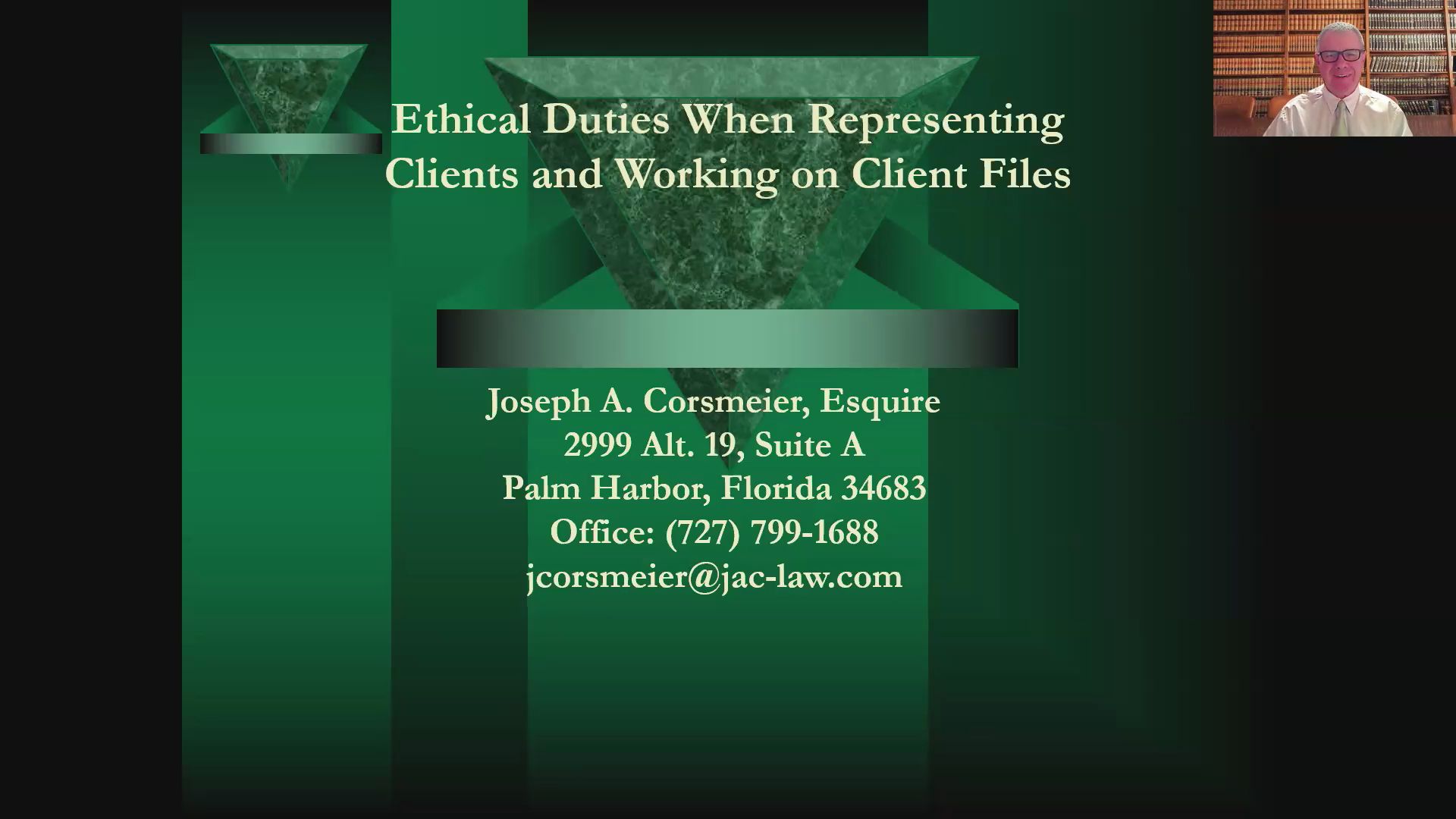 Ethical Duties When Representing Clients and Working on Client Files Thumbnail